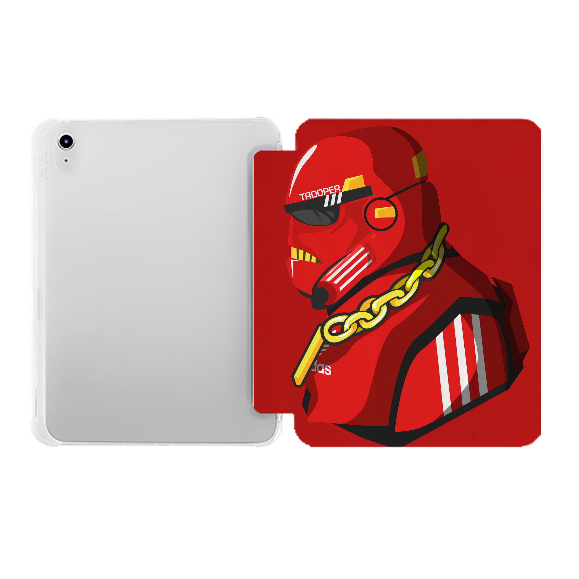 （画像用） スター・ウォーズ Star Wars IPad ケース ペン収納付き 三つ折りスタンド PUレザー×シリコン 対応機種9.5/10.5/10.9インチ